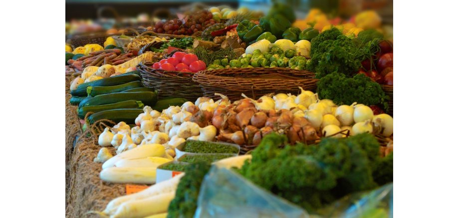 Wochenmarkt Stand Gemüse